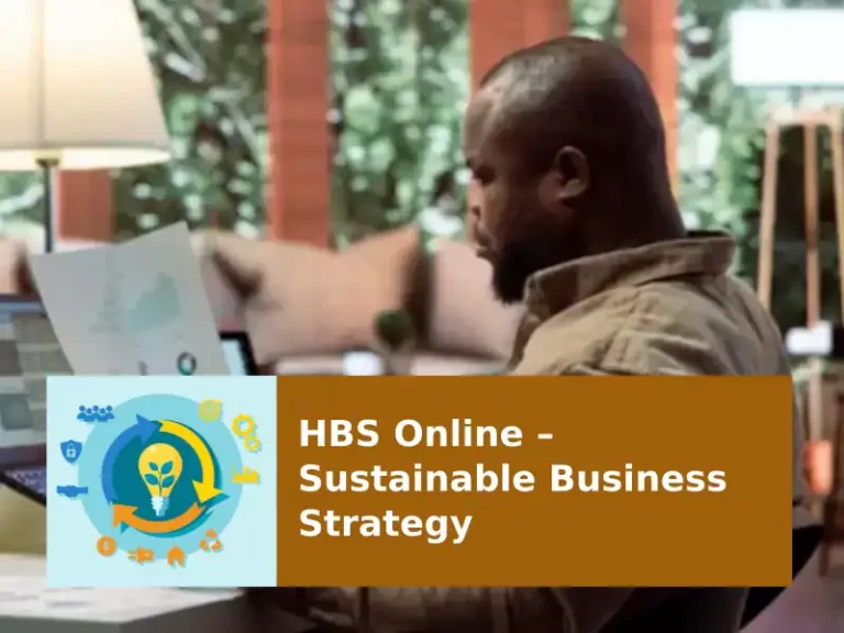 HBS Online – Sustainable Business Strategy