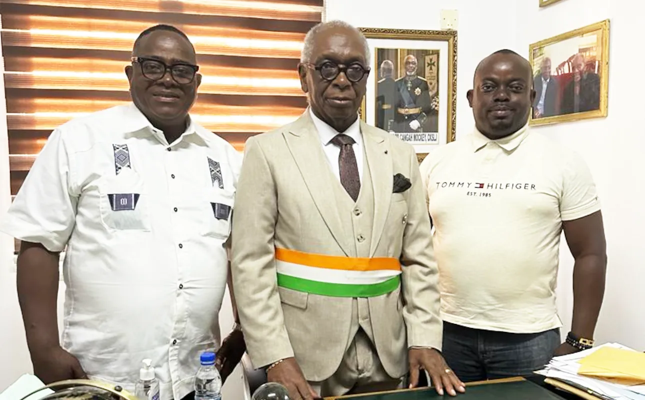 Visite de L’UIPM AFRIQUE au Maire Résident de Grand Bassam, Dr EDOUARD C. MOCKEY